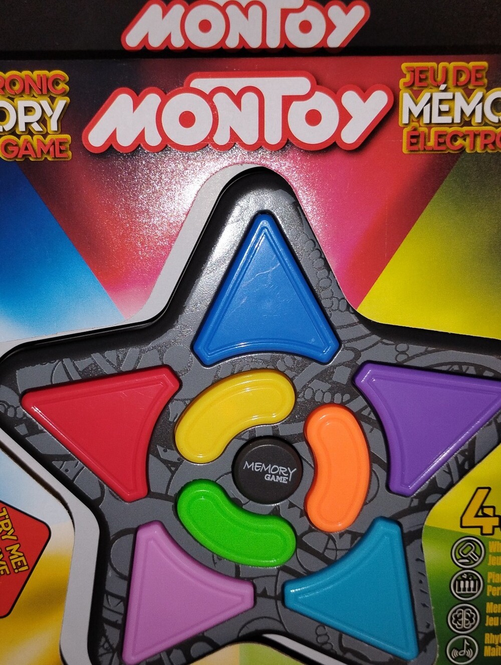Kids' Montoy Electronic Memory Game - Colorful Star Puzzle